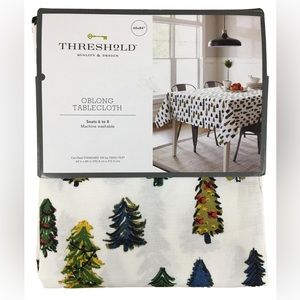 1 Available: Christmas Tablecloth Oblong 60x 84